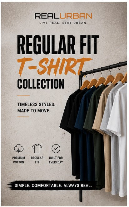 RealURBAN Regular Fit T-Shirts