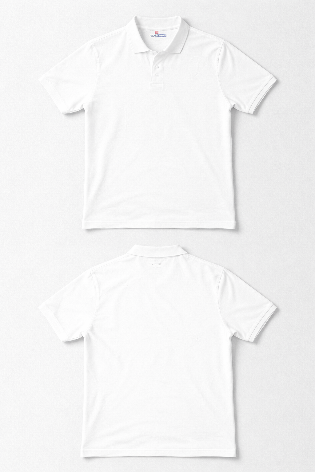 White premium polo