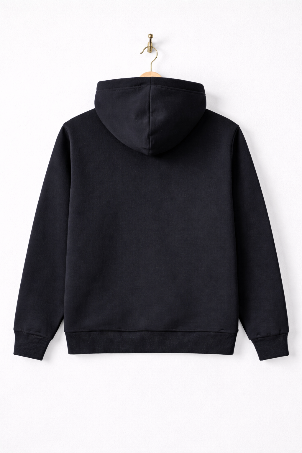 Black plain hoodie